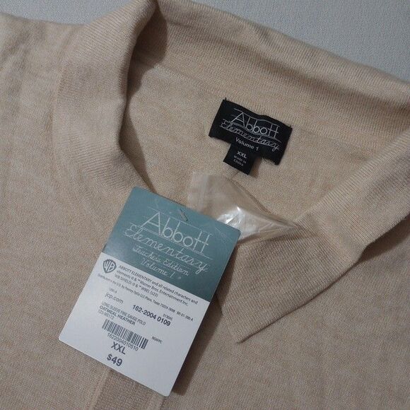 Abbot Elementary Men's 2XL Polo Pullover NEW WITH TAGS Teacher's Edition - Picture 3 of 9